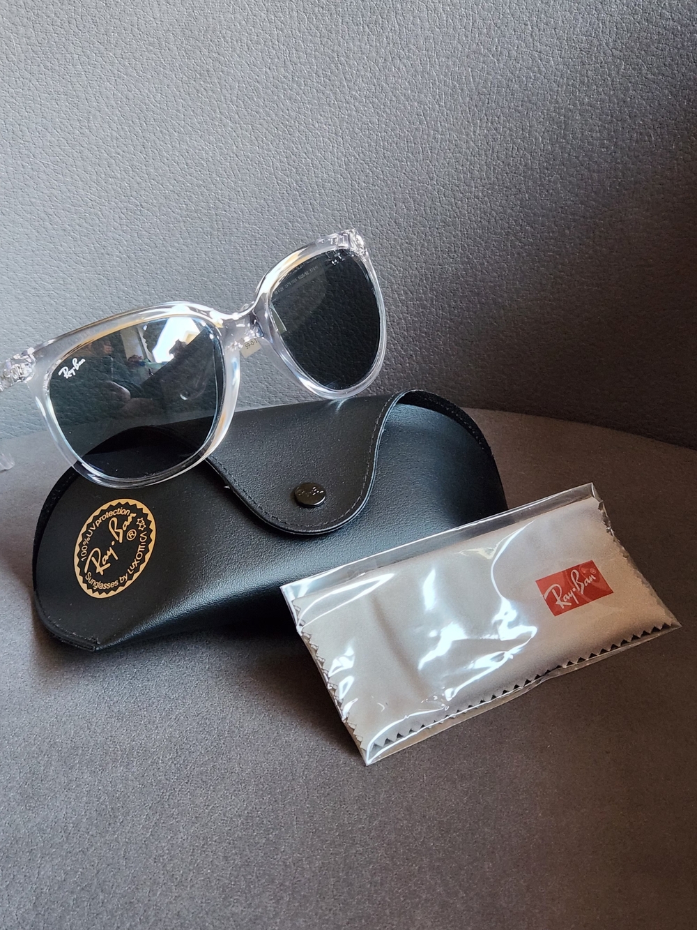 Ray-Ban Clear Frame Sunglasses